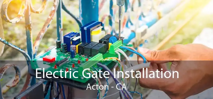 Electric Gate Installation Acton - CA