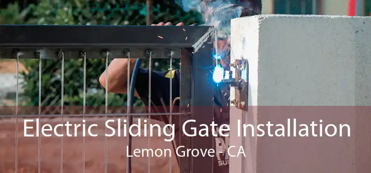 Electric Sliding Gate Installation Lemon Grove - CA