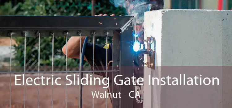 Electric Sliding Gate Installation Walnut - CA